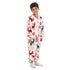 Snuggs Kids Blanket Onesie White Christmas Deer